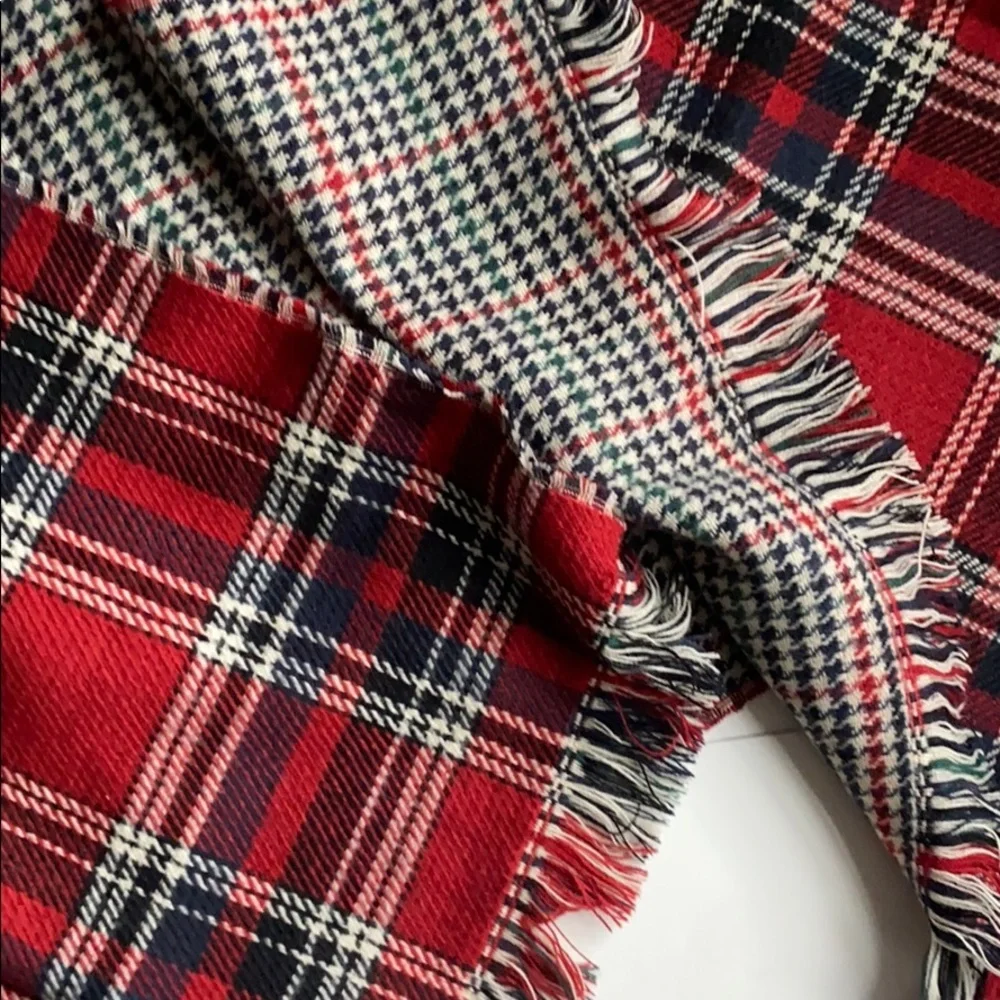 Plaid Blanket Scarf Shawl